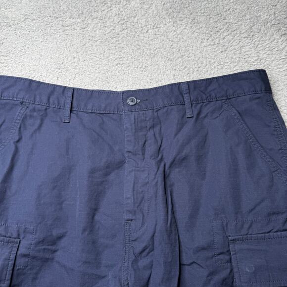 Levis Cargo Shorts Mens Size 38 Two Horse Levi Strauss Blue Outdoor Waterless - Picture 7 of 14